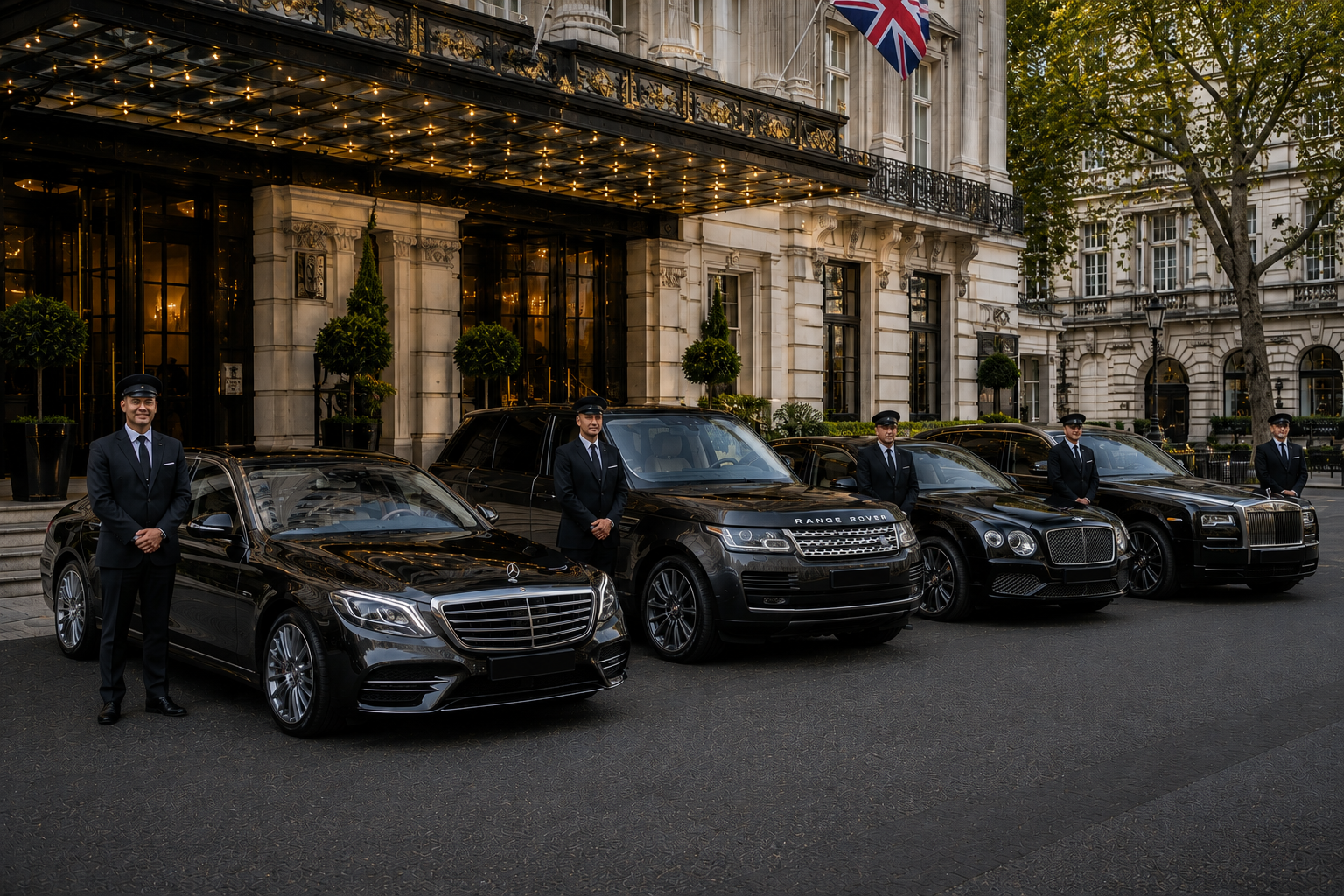 The Vehicles: What a VIP Chauffeur Fleet Looks Like