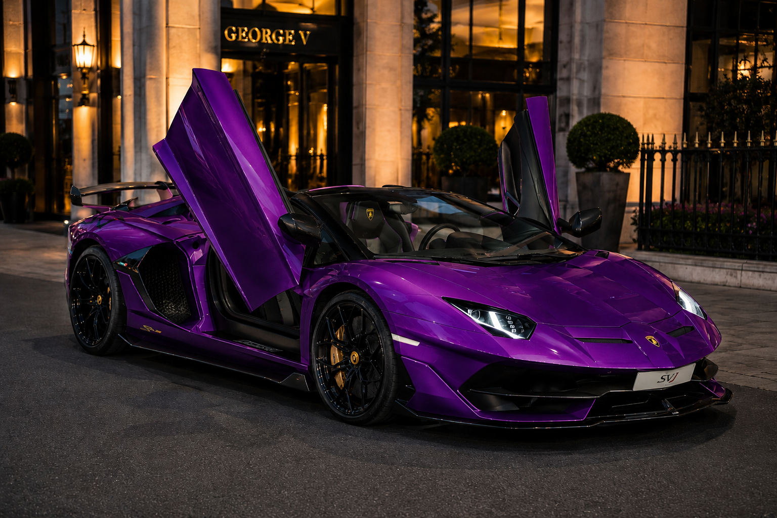 6. Lamborghini Aventador: The Maximum Statement