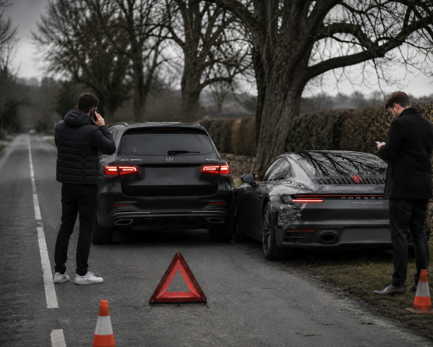 What Happens Immediately After a Crash in a Hired Supercar