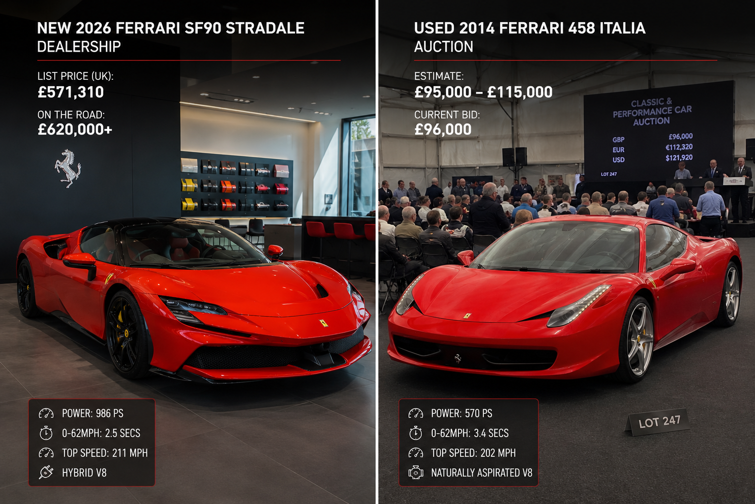 Are Supercar Prices Rising or Falling in the UK