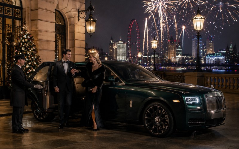 New Year Luxury Car Hire UK: Chauffeur & Event Guide