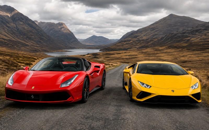 Ferrari or Lamborghini? Which Supercar Should You Hire