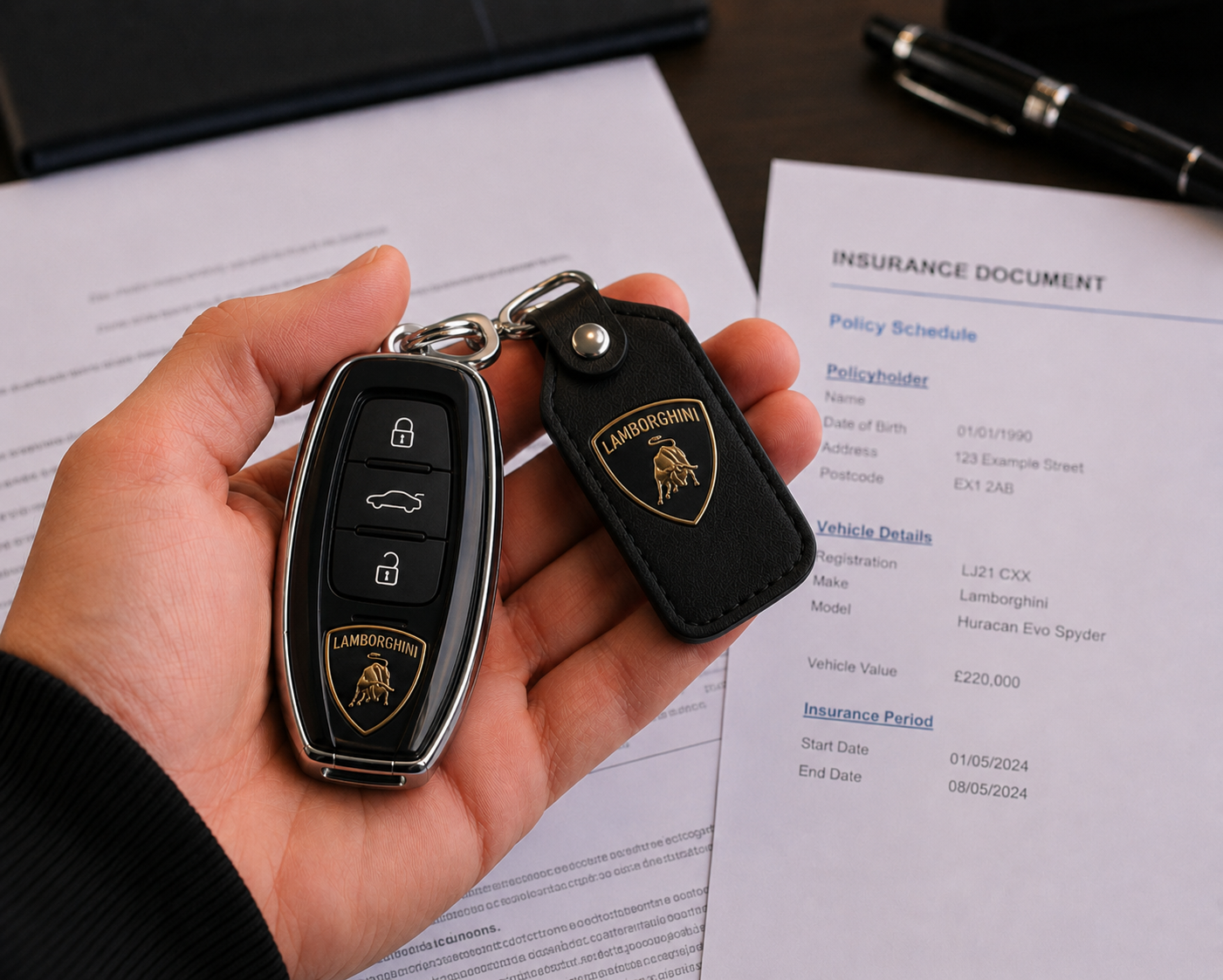 Supercar Hire Insurance UK: Excess, Deposits & Cover