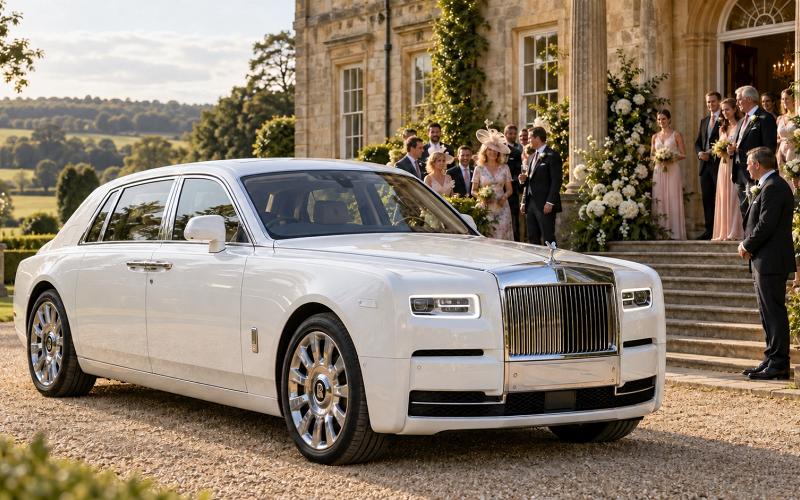 Luxury car hire for a special occasion in the UK
