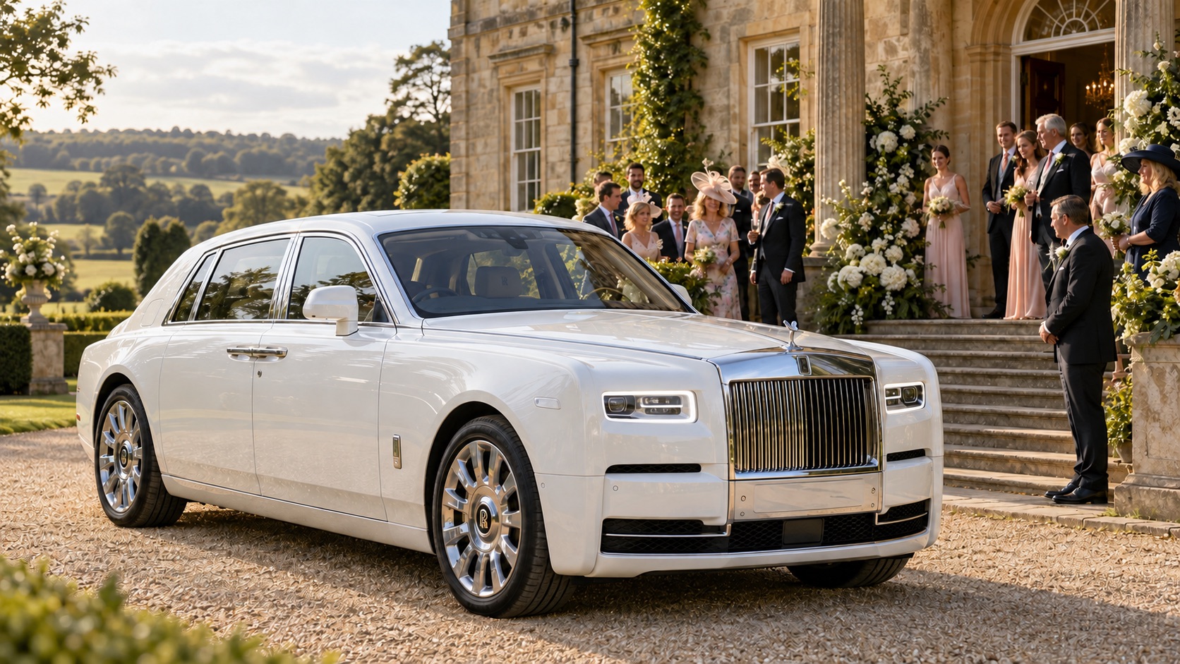 Luxury car hire for a special occasion in the UK