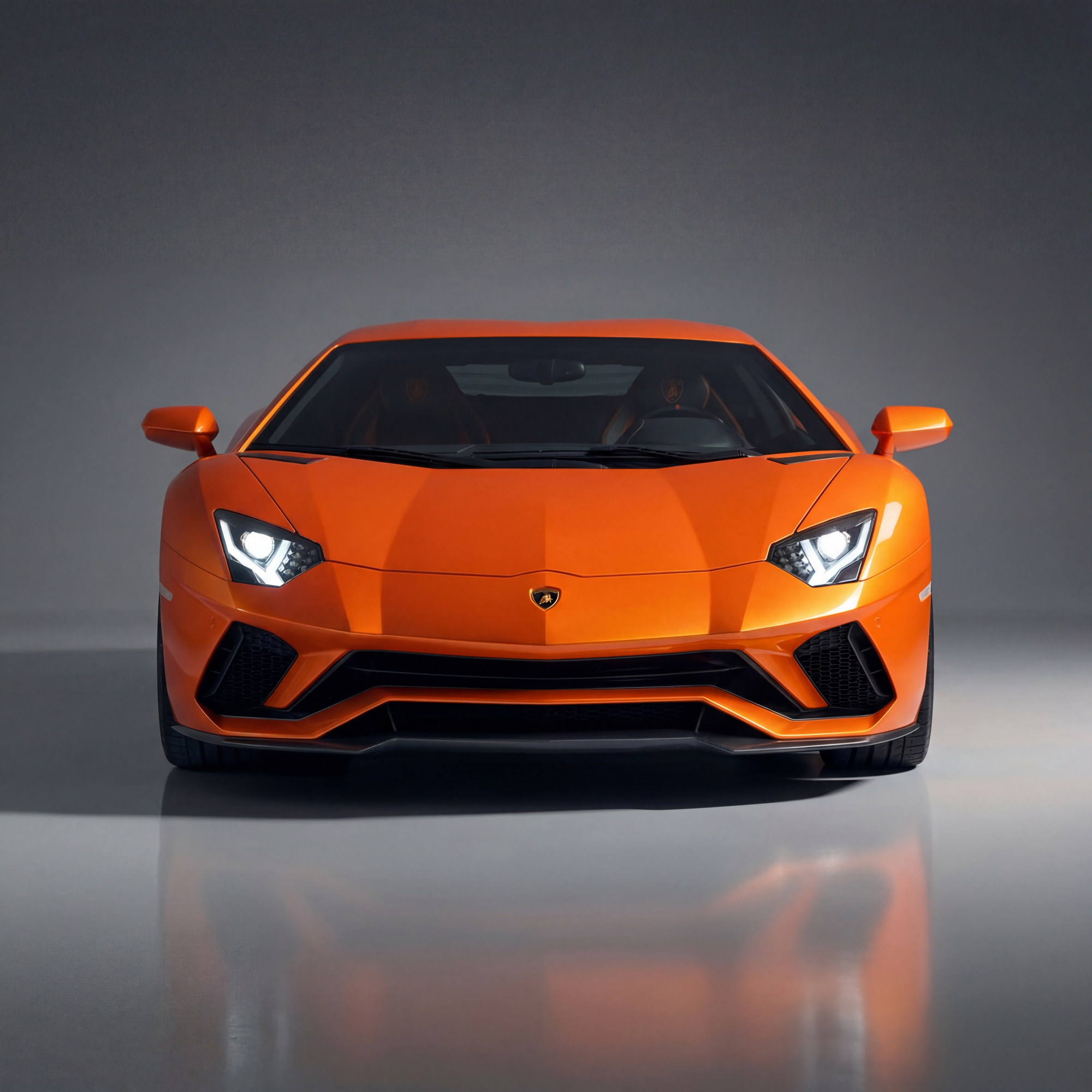 Lamborghini Aventadors Front