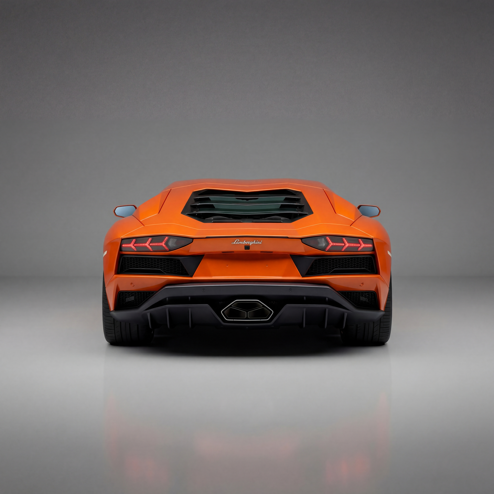 Lamborghini Aventadors Back