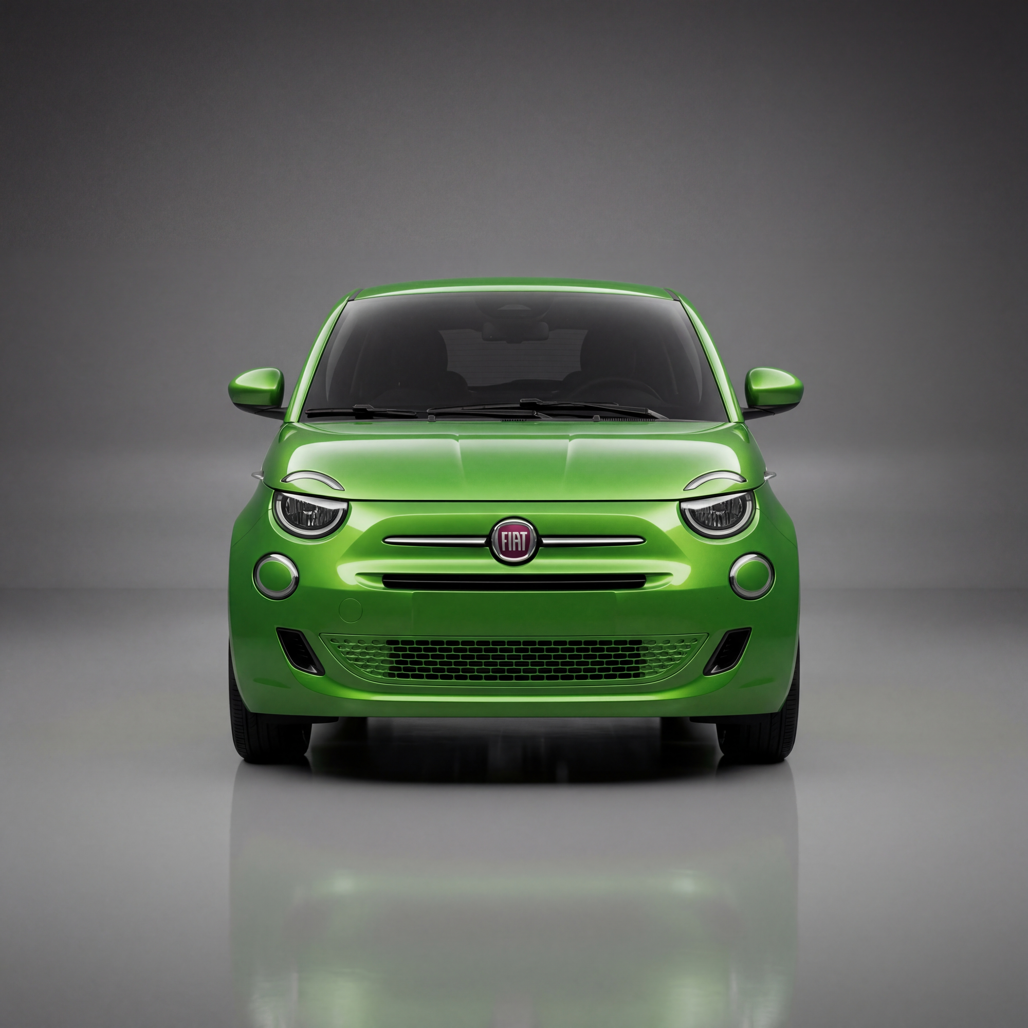 Fiat 500E Front