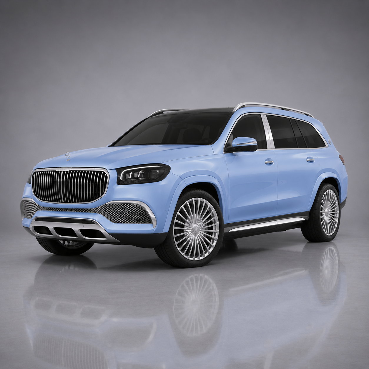 Mercedes Maybach Gls 600 Side